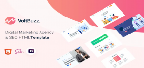 VoltBuzz - HTML-шаблон Агентство цифрового 